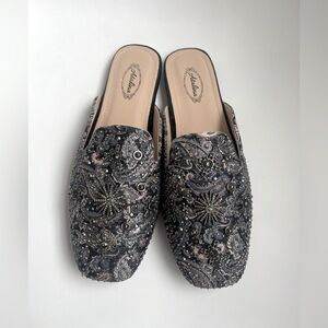 Rhinestone flats/mules